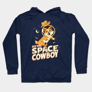 Corgi Space Cowboy by Tobe Fonseca Hoodie